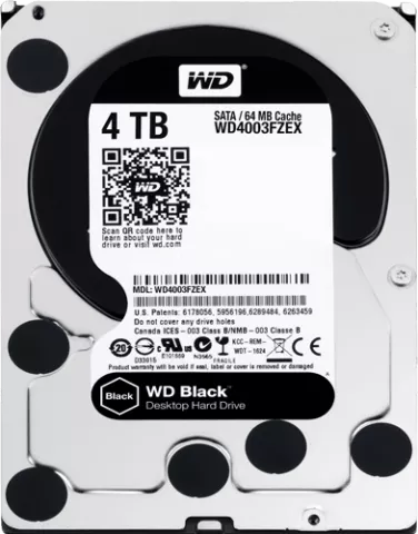 هارد اینترنال 4ترابایت WD مدل BLACK WD4003FZEX