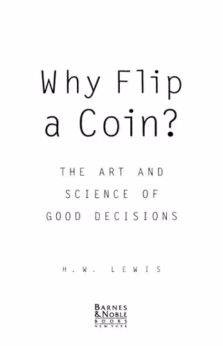 خرید و دانلود نسخه کامل کتاب Why Flip a Coin?