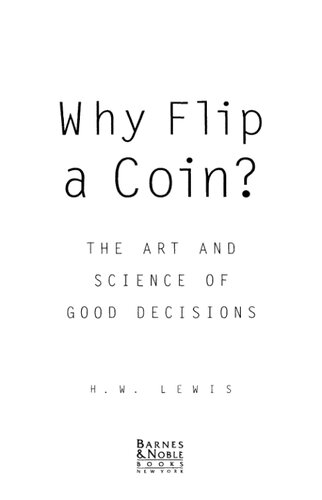 خرید و دانلود نسخه کامل کتاب Why Flip a Coin?