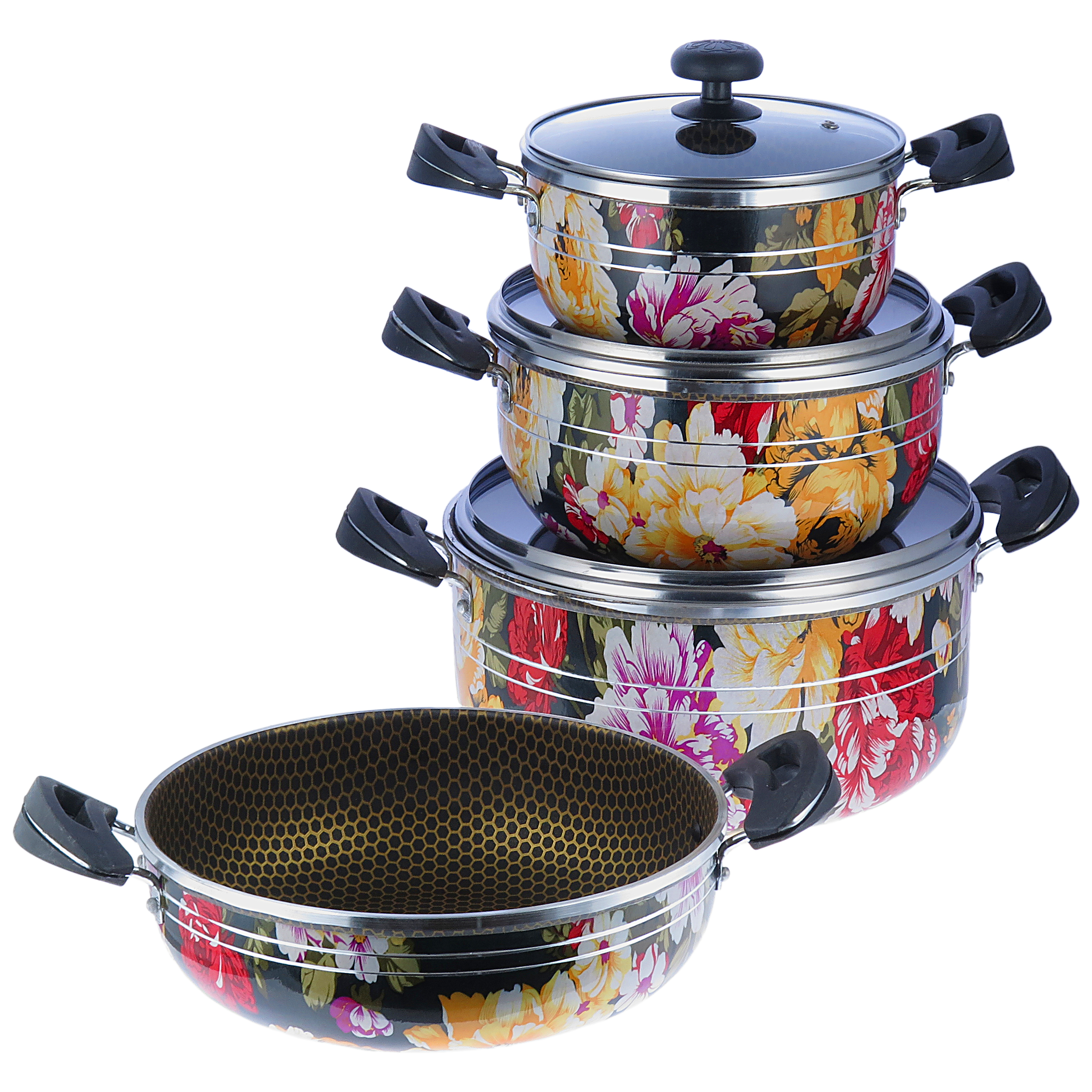 سرویس قابلمه 7 پارچه مدل نوژه کد 008