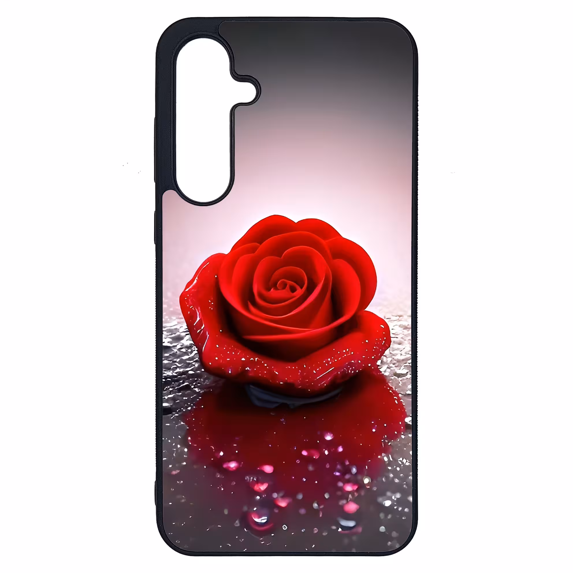 کاور طرح گل رز کد G-024 مناسب برای گوشی موبایل سامسونگ Galaxy A55 | دیجی قاب دونی