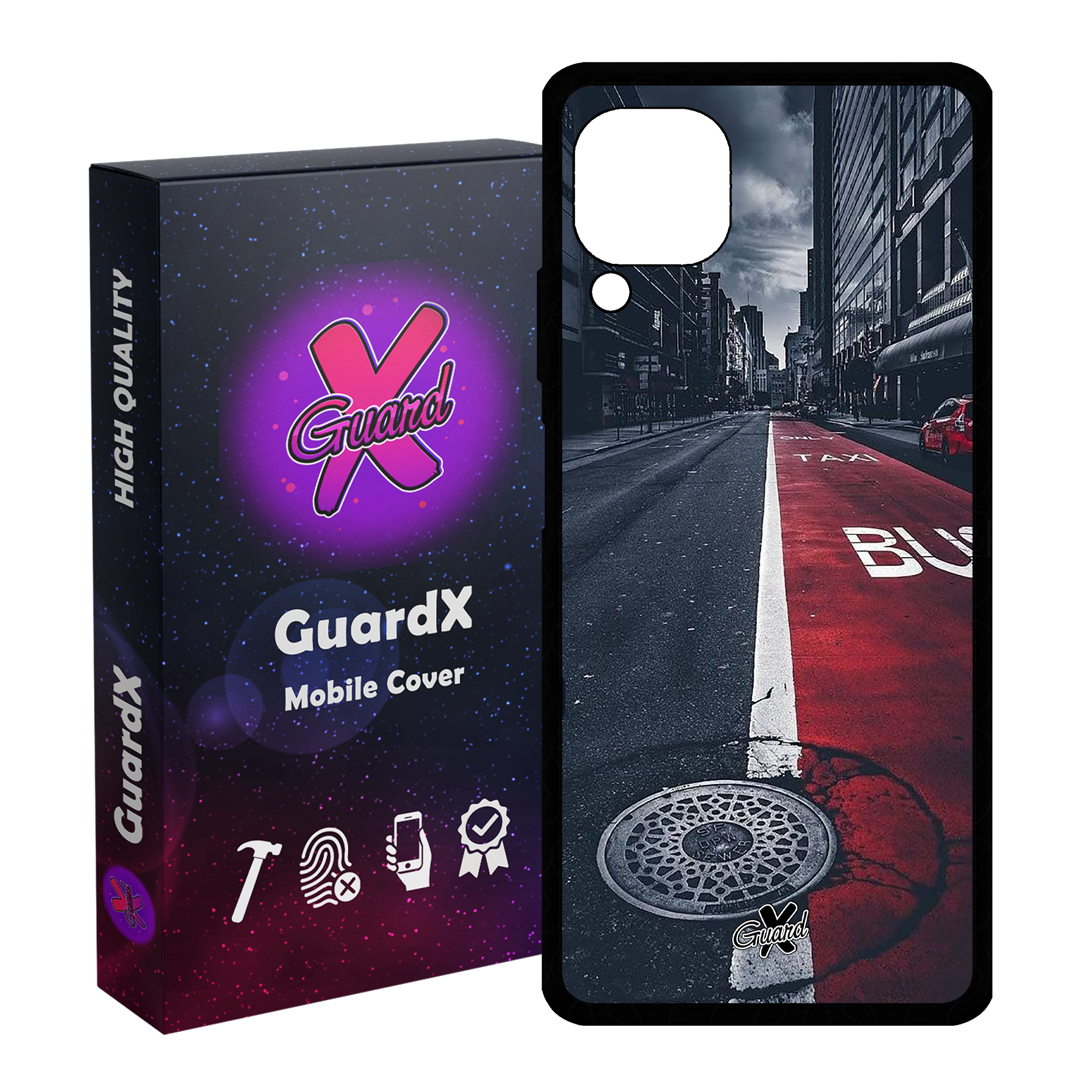 کاور گارد ایکس طرح Street مدل Glass10076 مناسب برای گوشی موبایل هوآوی Nova 7i / Nova 6 SE / P40 Lite