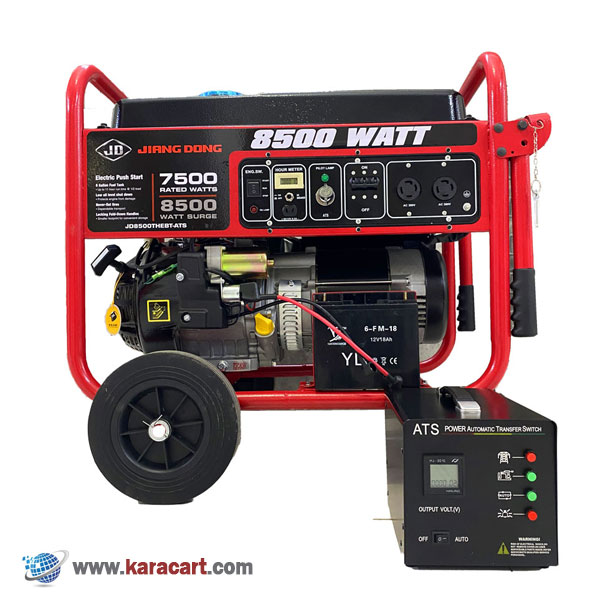 موتور برق 8500 وات جیانگ دانگ سه گانه سوز دارای کلید اتومات ATS