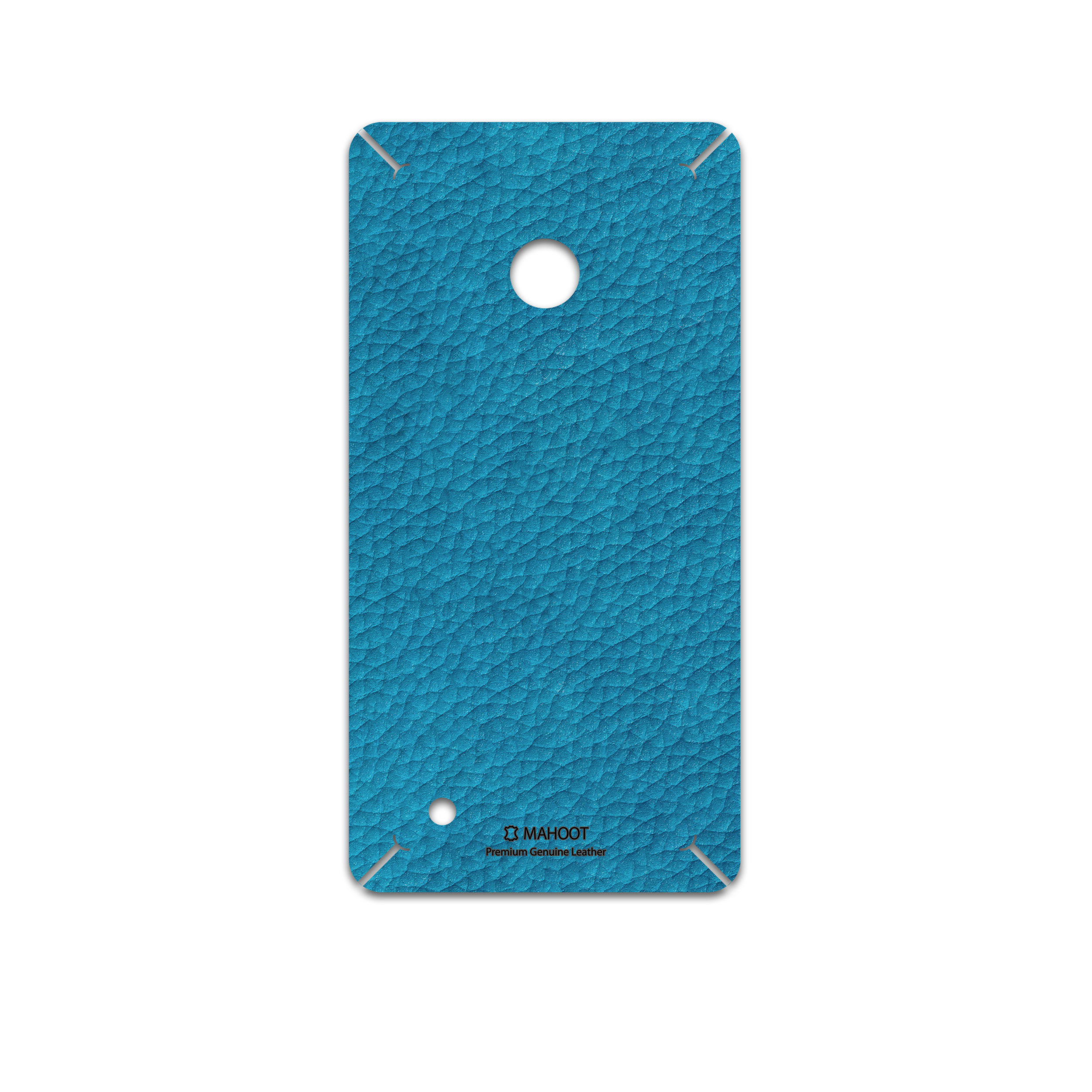 برچسب پوششی ماهوت مدل Blue-Leather مناسب برای گوشی موبایل نوکیا Lumia 530