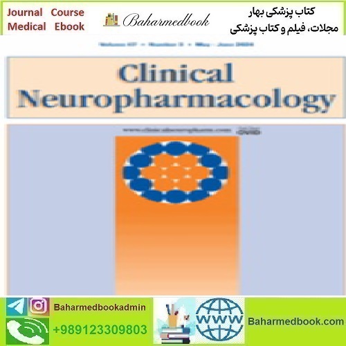 Clinical Neuropharmacology Volume 45 1 to 6 2022 TRUE PDF