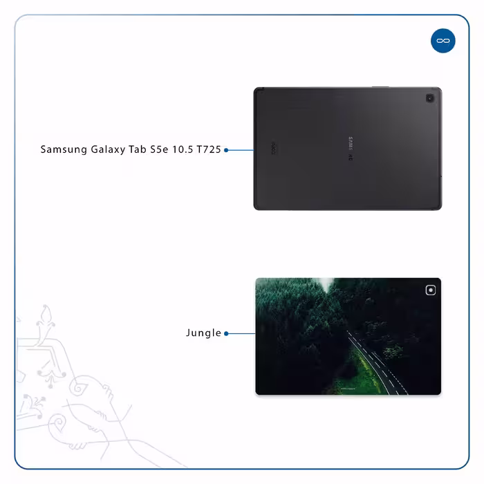 برچسب پوششی ماهوت مدل Jungle مناسب برای تبلت سامسونگ Galaxy Tab S5e 10.5 2019 T725