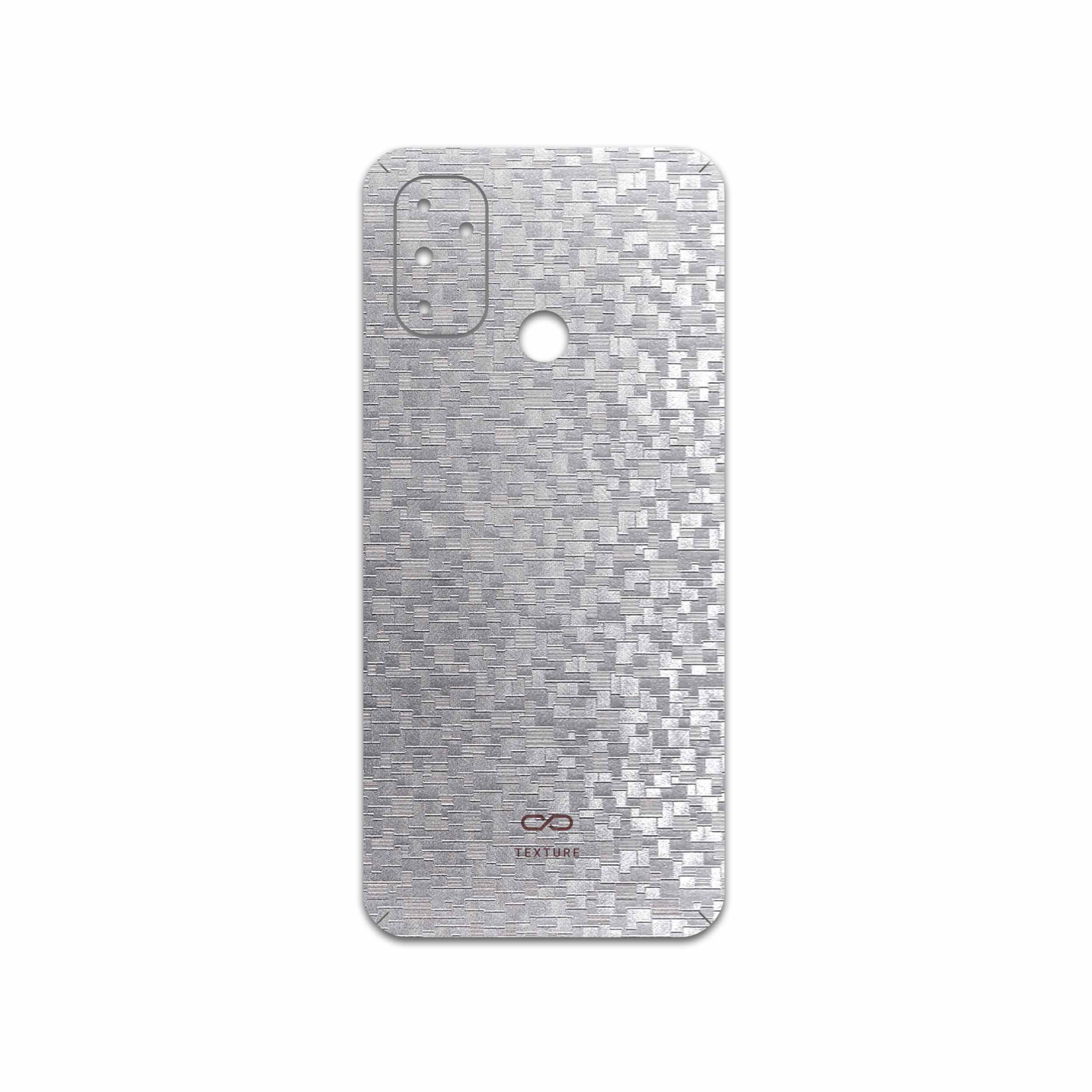 برچسب پوششی ماهوت مدل Silver-Silicon مناسب برای گوشی موبایل وان پلاس Nord N100