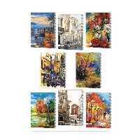 دفتر 50 برگ یک خط جلد پرسی طرح داوینچی عرش کد 36