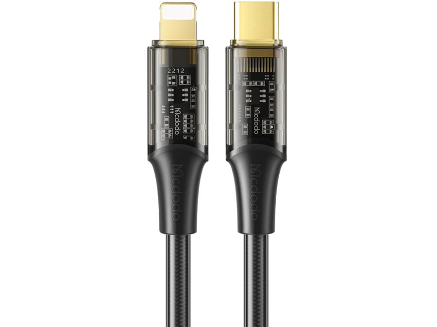 کابل شارژ سریع و انتقال داده تایپ‌سی به لایتنینگ 1.2 متری مک‌دودو MCDODO CA-159 36W Type-C to Lightning Cable