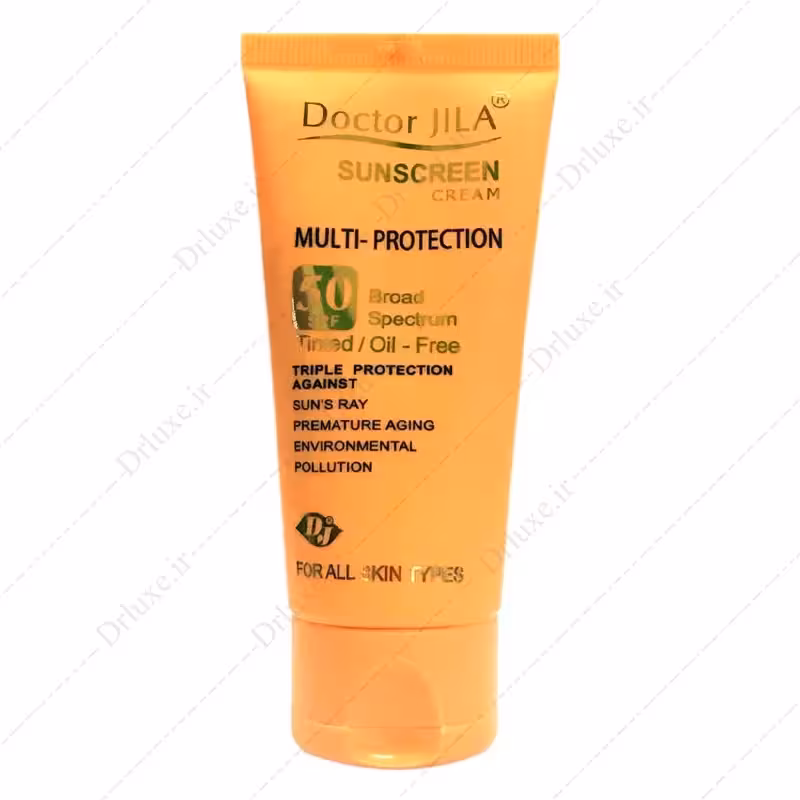 کرم ضد آفتاب SPF50 رنگی دکتر ژیلا مولتی پروتکشن 50 گرم