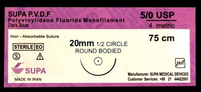نخ و سوزن جراحی PVDF راند
