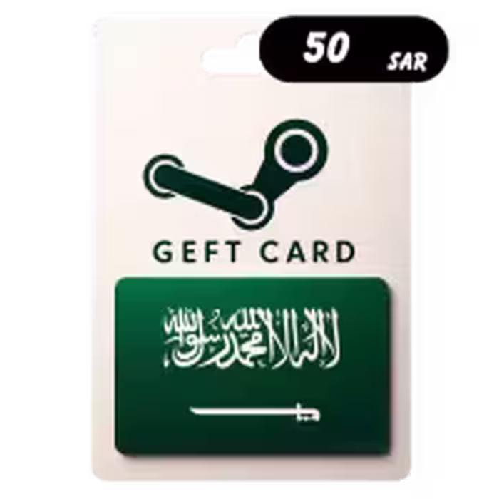 گیفت کارت 50 SAR استیم عربستان