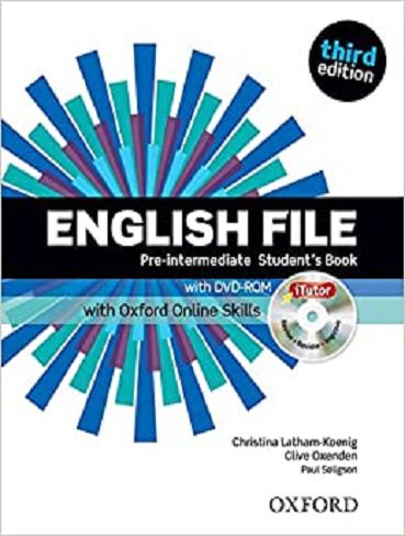 English File Pre-Intermediate 3rd SB WB DVD انگلیش فایل پری اینترمدیت بریتیش