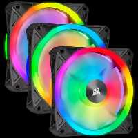 قیمت و مشخصات پک 3 تایی فن کیس Corsair مدل QL120 RGB