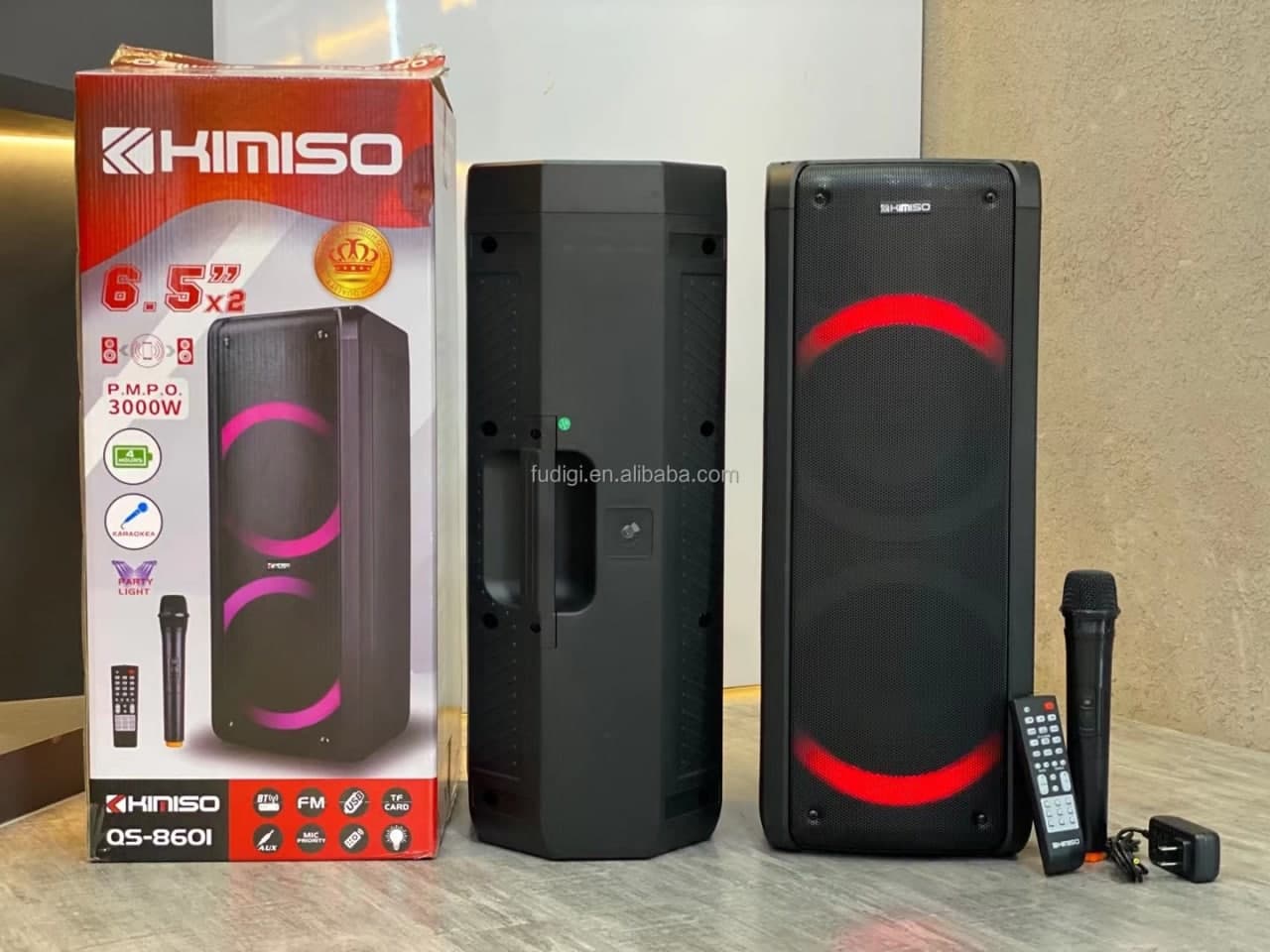 اسپیکر چمدانی KIMISO QS-8601 - یاسین کامپیوتر