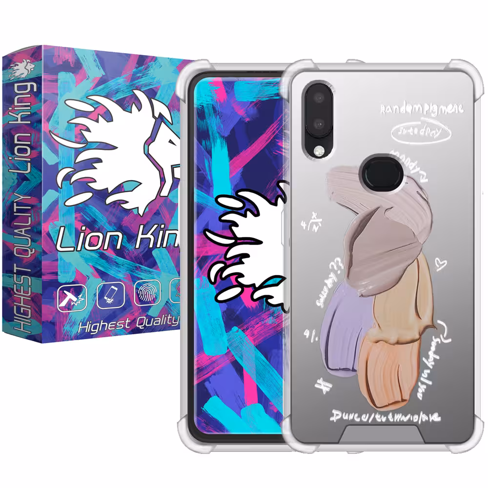 کاور لاین کینگ مدل آینه ایی نشکن طرح گواش مناسب برای گوشی موبایل سامسونگ Galaxy A10s