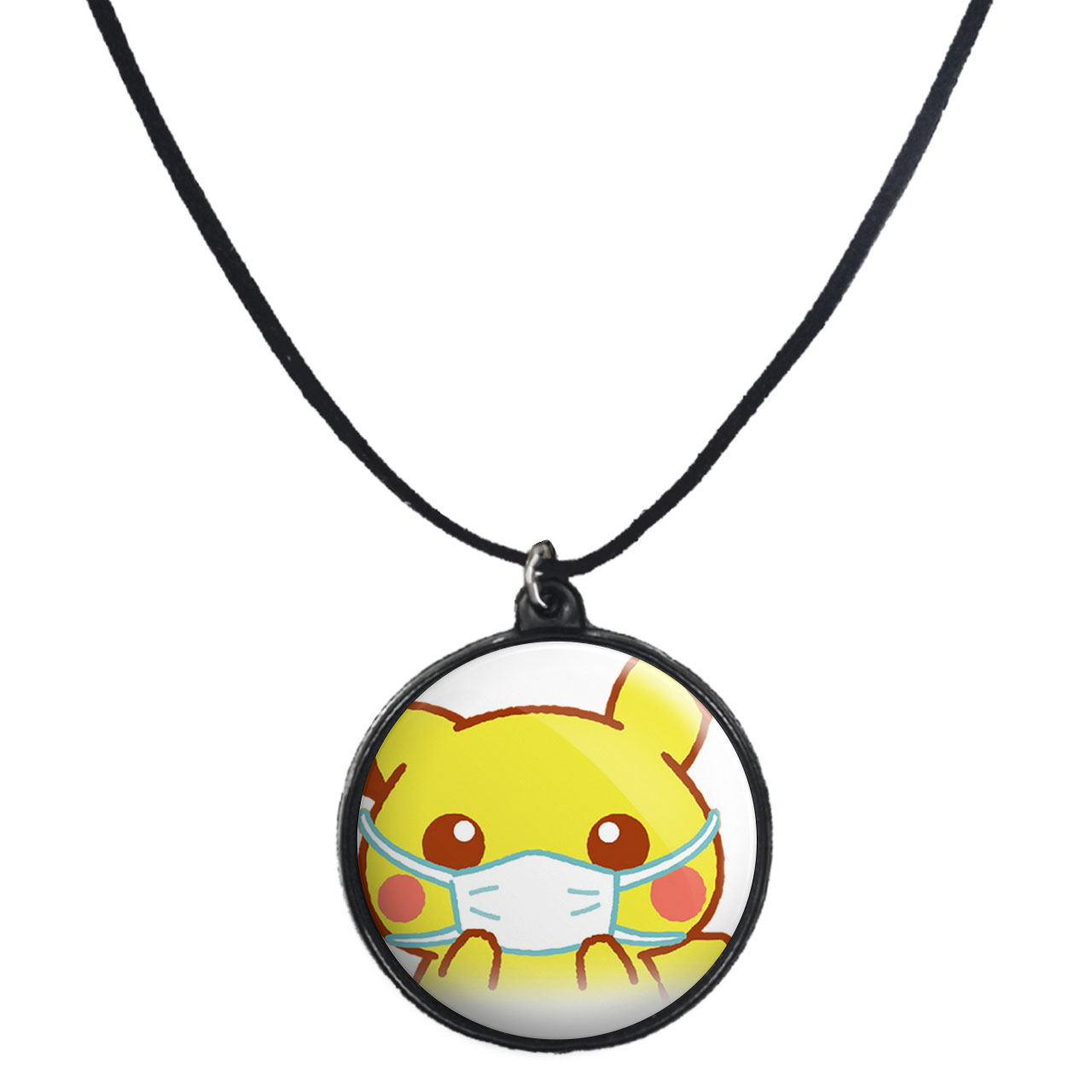 گردنبند پرمانه طرح pokemon کد pmb.25162 مدل دو طرفه