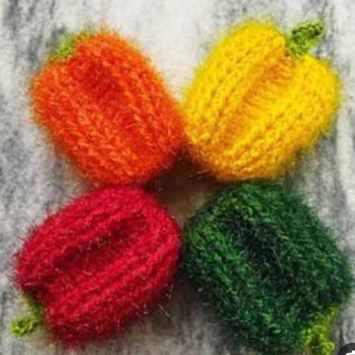 اسکاج دستباف فلفل دلمه ای وپک ده عددی وارسال رایگان