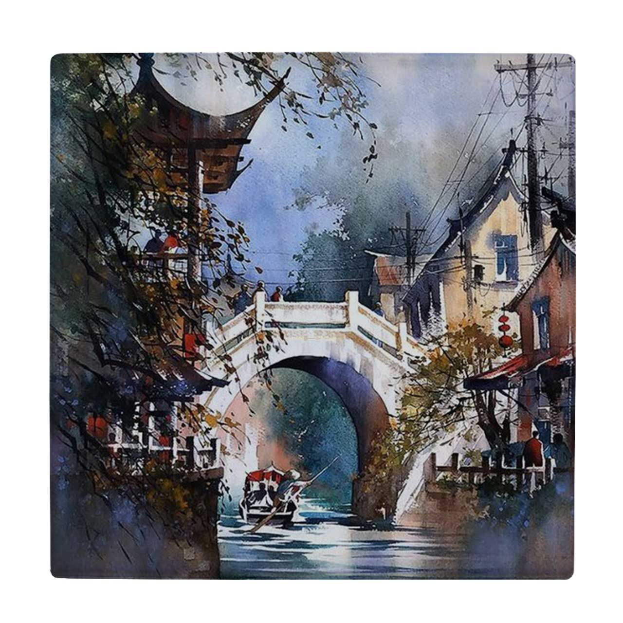 زیر لیوانی طرح نقاشی راه آبه کد    3616355_1590