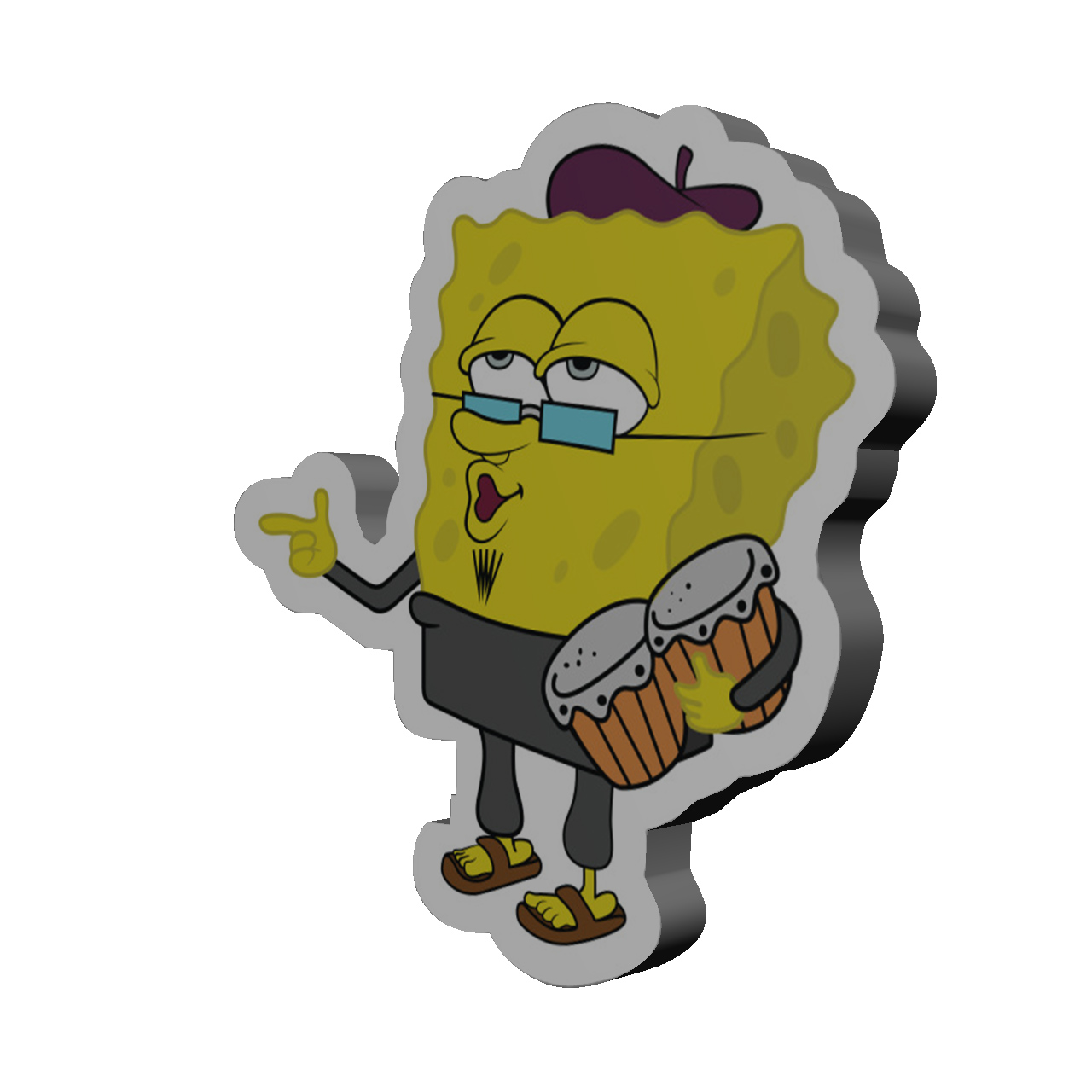 استیکر کنسول طرح باب اسفنجی کد 622