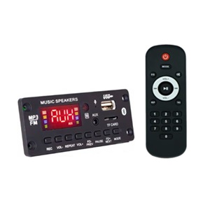 ماژول MP3 پنلی فلش خور 12V بلوتوث دار و مجهز به ضبط صوت