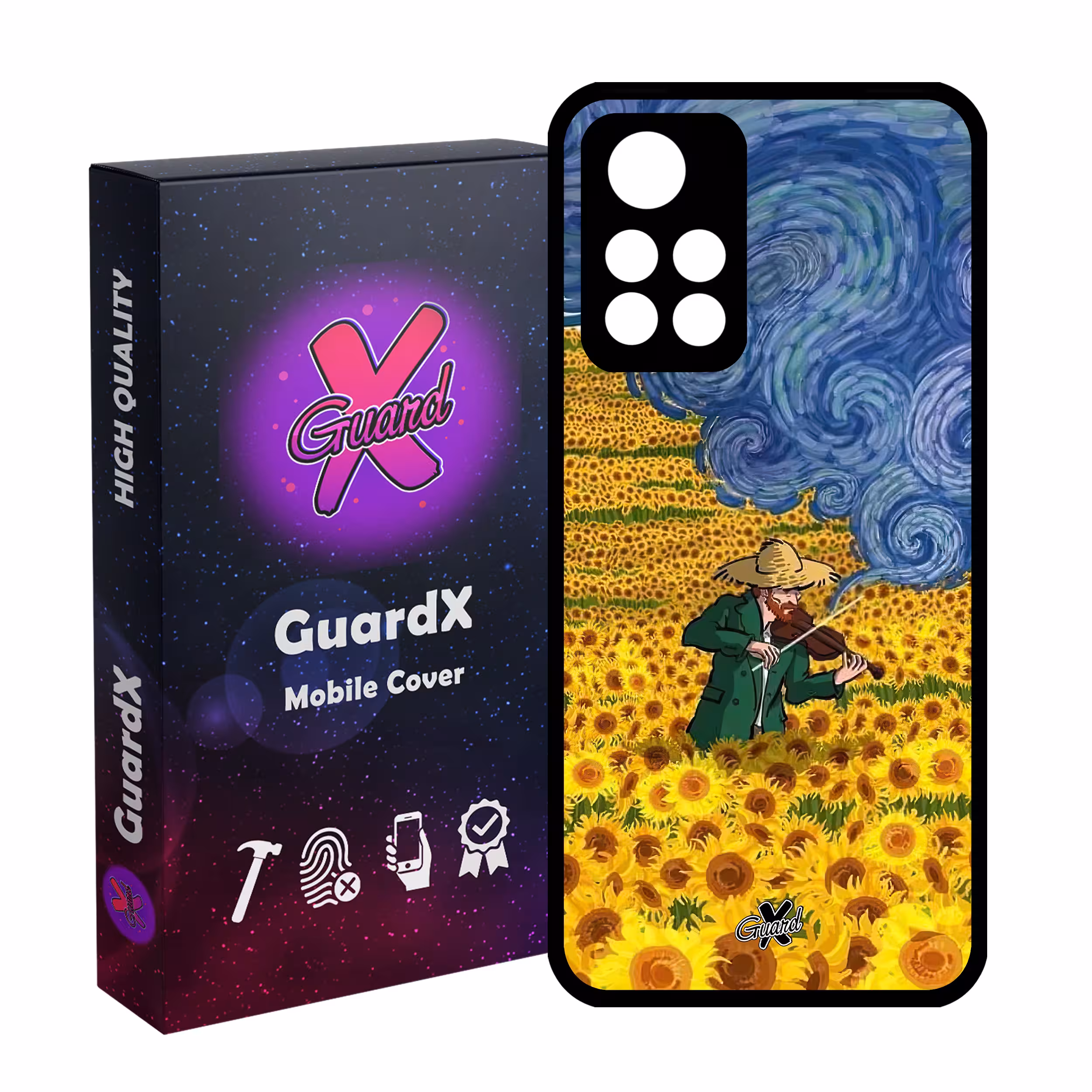 کاور گارد ایکس طرح Art مدل Glass10580 مناسب برای گوشی موبایل شیائومی Poco M4 Pro 5G/Redmi Note 11T 5G/Redmi Note 11S 5G