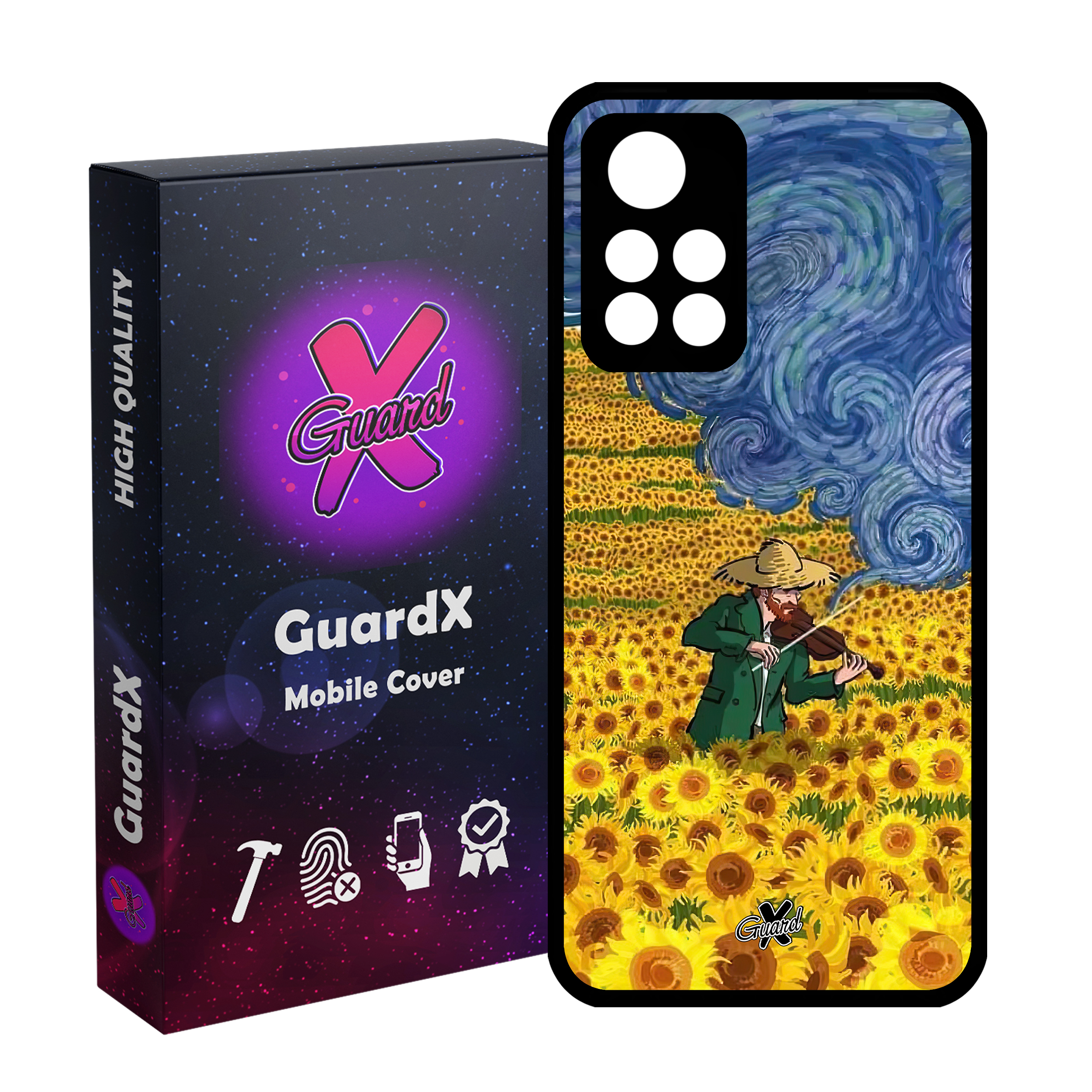 کاور گارد ایکس طرح Art مدل Glass10580 مناسب برای گوشی موبایل شیائومی Poco M4 Pro 5G/Redmi Note 11T 5G/Redmi Note 11S 5G