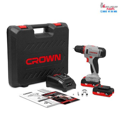 دریل شارژی کرون Crown مدل CT-21081H