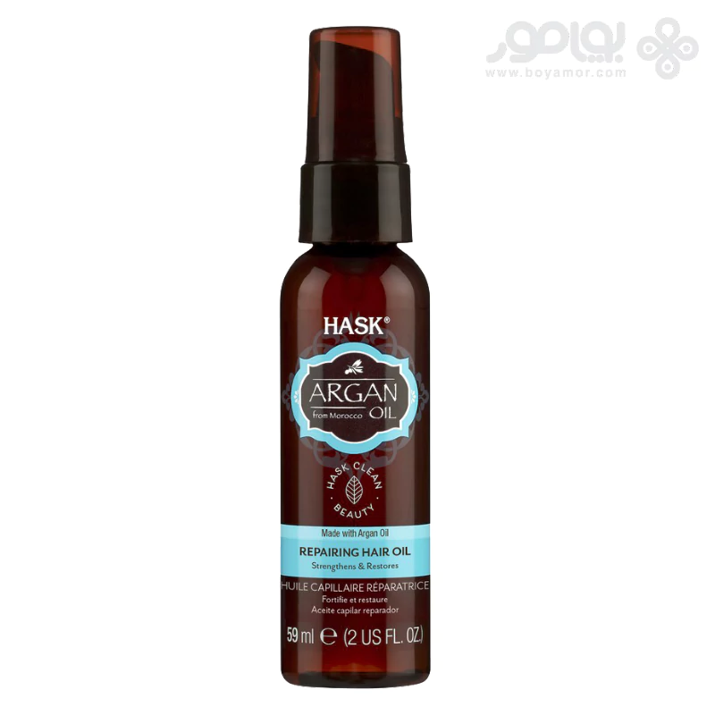 روغن آرگان ترمیم کننده هاسک مدل REPAIRING حجم 59 میل