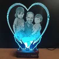 بالبینگ چهره طرحf52 پایه ساده 16 نور ریموت دار