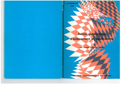 خرید و دانلود نسخه کامل کتاب Forme quadratique d’enlacement et applications