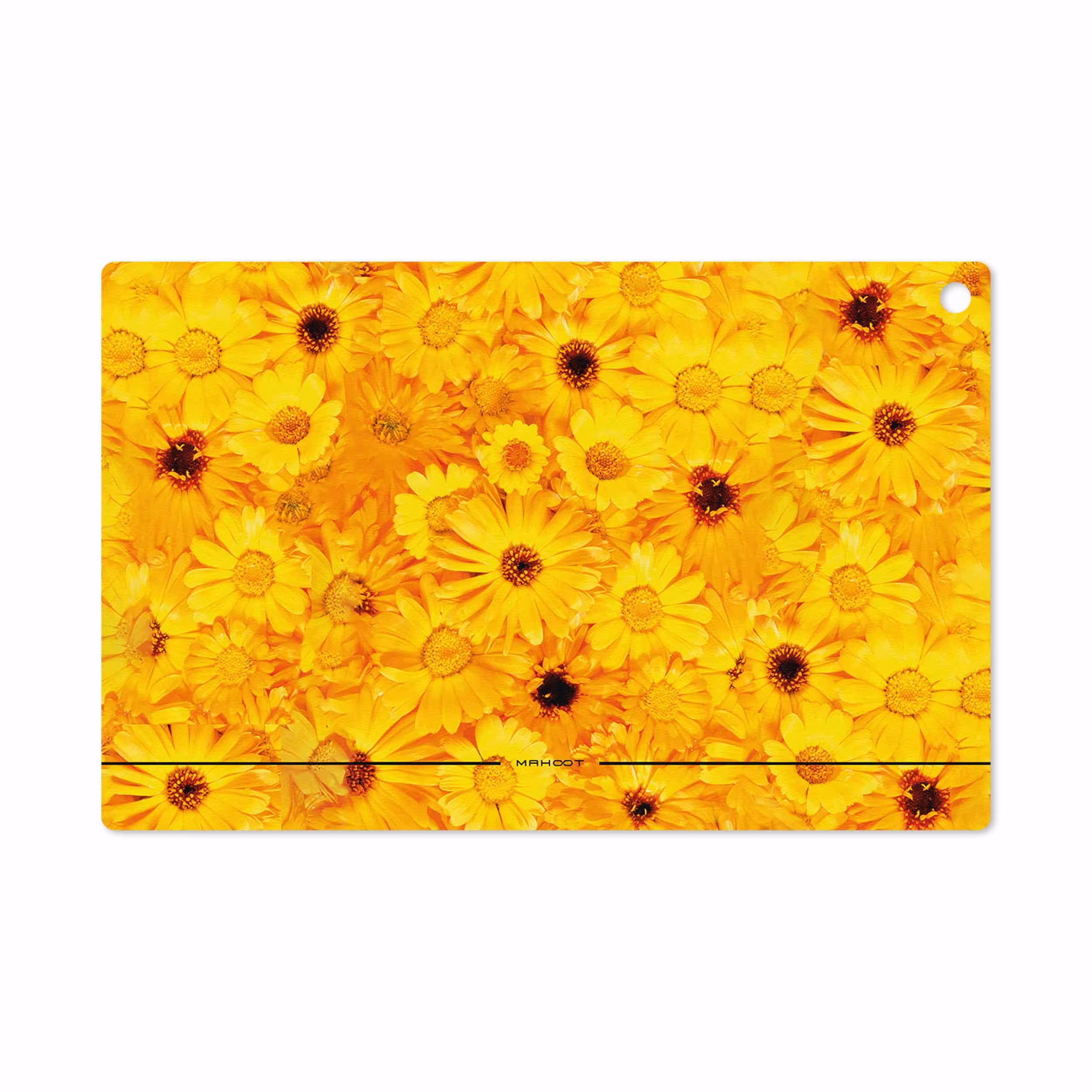 برچسب پوششی ماهوت مدل Yellow-Flower مناسب برای تبلت سونی Xperia Tablet Z LTE 2013