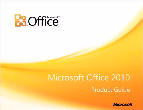 خرید و دانلود نسخه کامل کتاب Microsoft Corp. Microsoft Office 2010 Product Guide