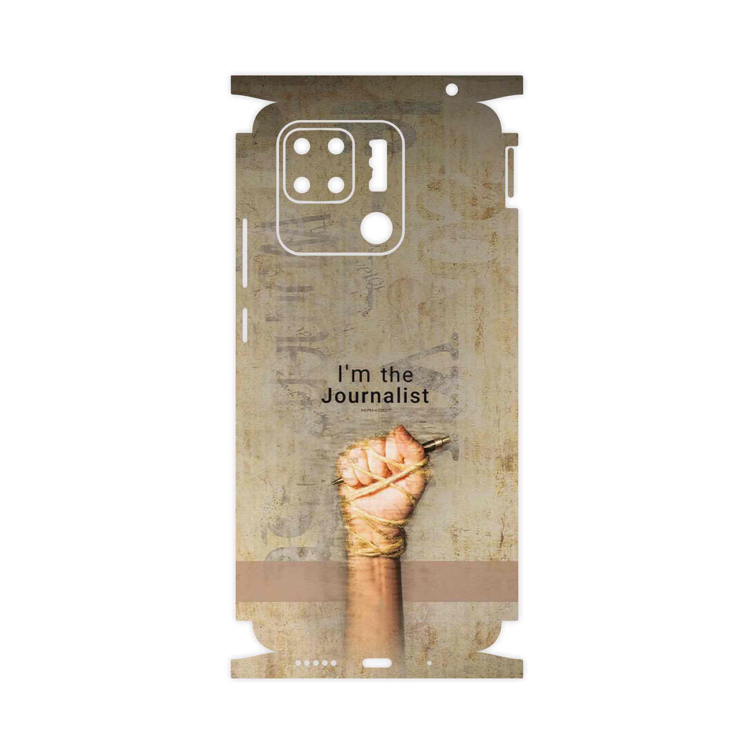 برچسب پوششی ماهوت مدل Journalist-FullSkin مناسب برای گوشی موبایل شیائومی Redmi 10C