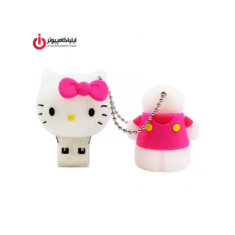 فلش مموری عروسکی کینگ فست مدل KI-19 طرح Hello Kitty ظرفیت 32 گیگابایت