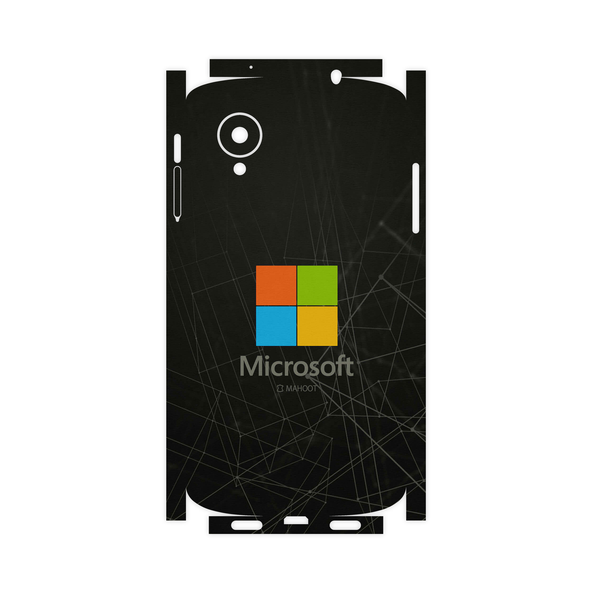 برچسب پوششی ماهوت مدل Mcrsft-FullSkin مناسب برای گوشی موبایل گوگل Nexus 5