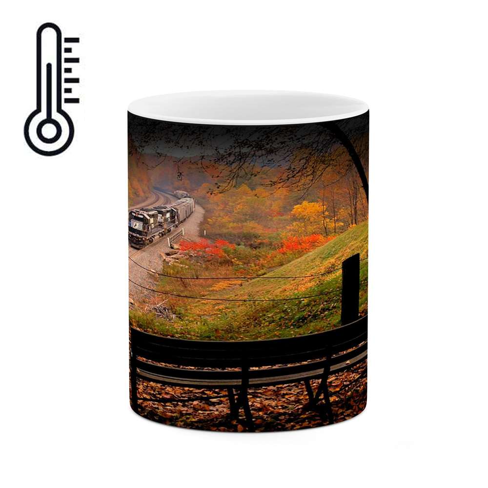 ماگ حرارتی کاکتی طرح منظره مدل mgh15693