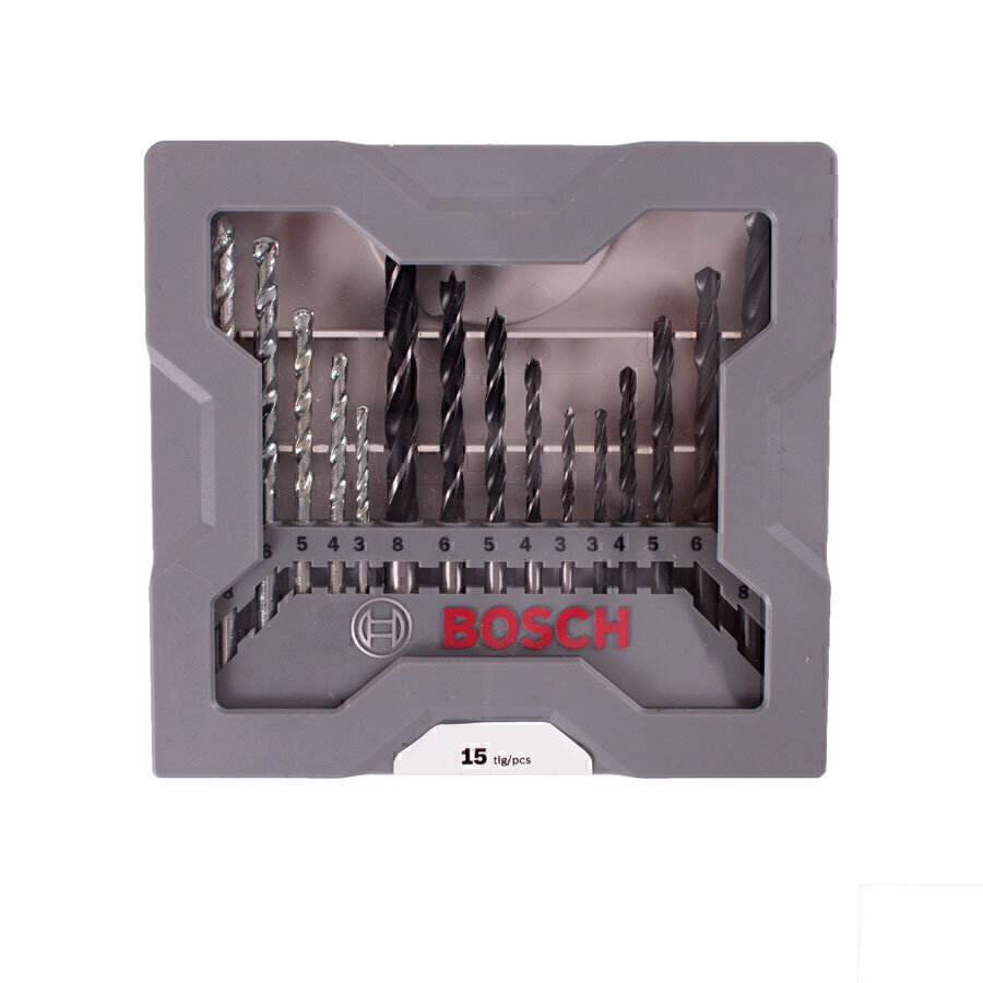 ست 15 عددی مته بوش (ست فلز، چوب و مصالح)