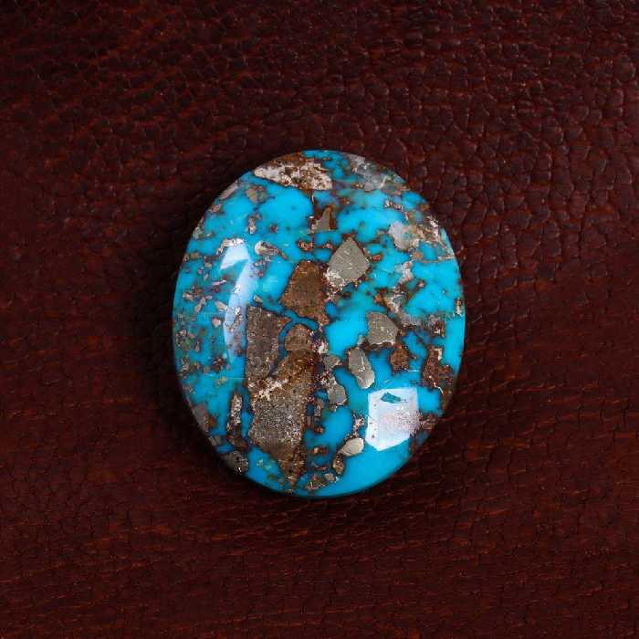 نگین فیروزه شجری کد 14005 - جواهری مشاهیر