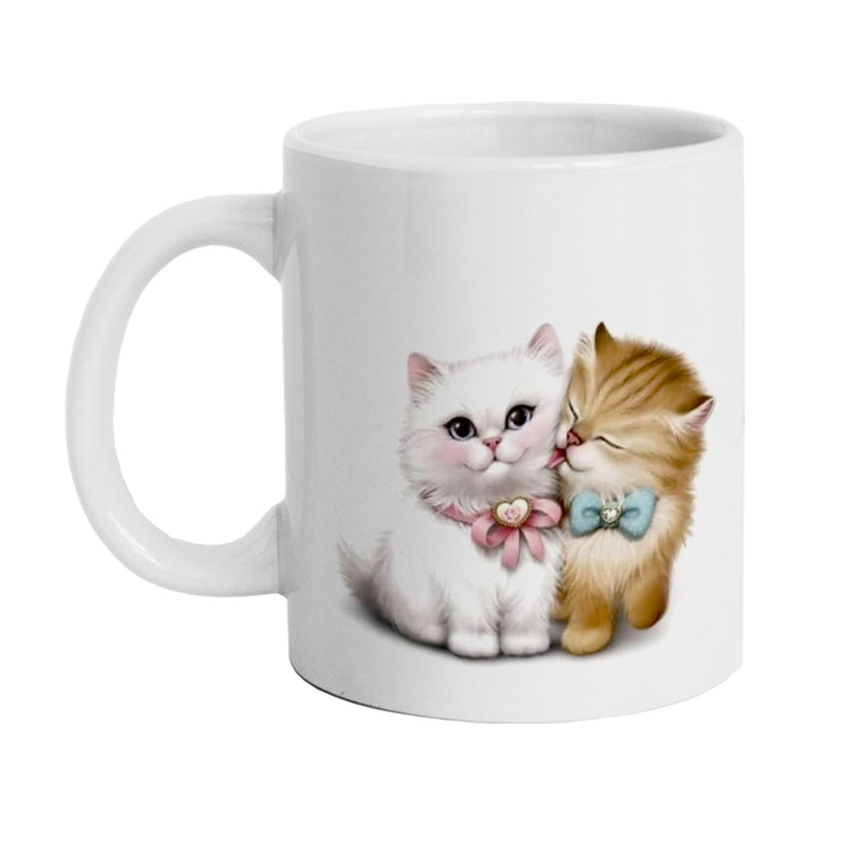 ماگ دارلی طرح گربه فانتزی مدل MG2801