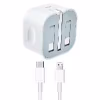 شارژر دیواری 35 وات سولوفر مدل IPhone 13 UK به همراه کابل تبدیل لایتنینگ به USB-C | کالا مکس