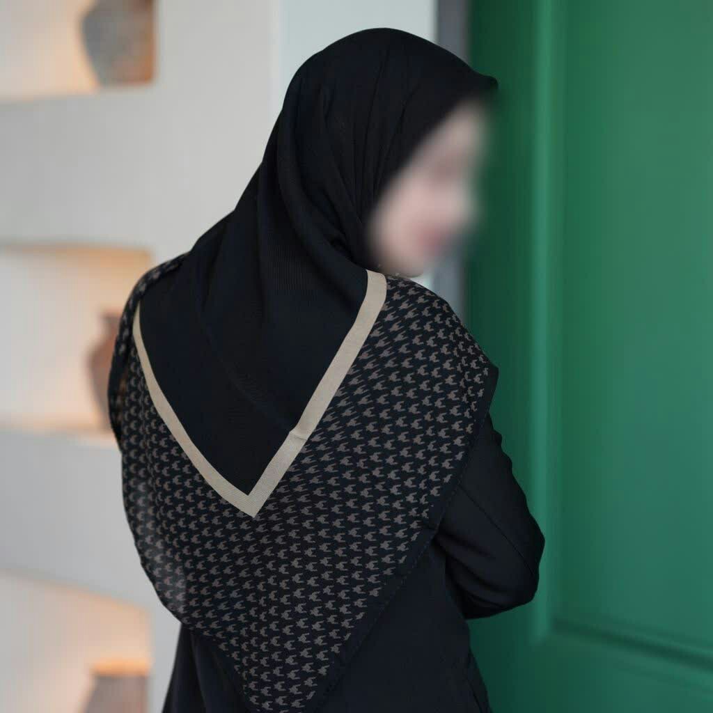 روسری نخ کرپ ترک