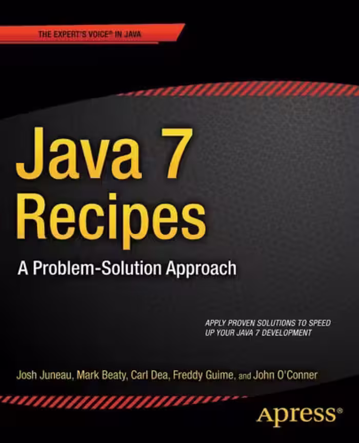خرید و دانلود نسخه کامل کتاب Java 7 Recipes - A Problem-Solution Appr.