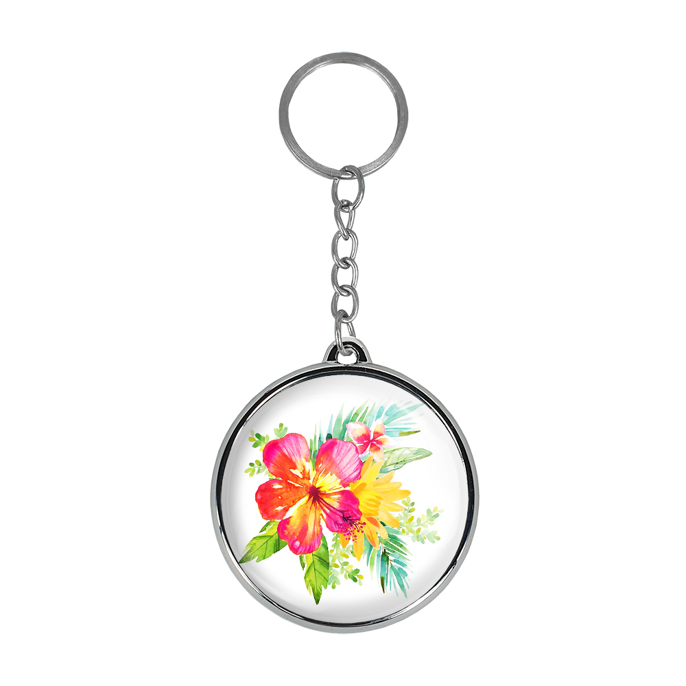 جاکلیدی خندالو طرح گل مدل دوطرفه کد 54695471