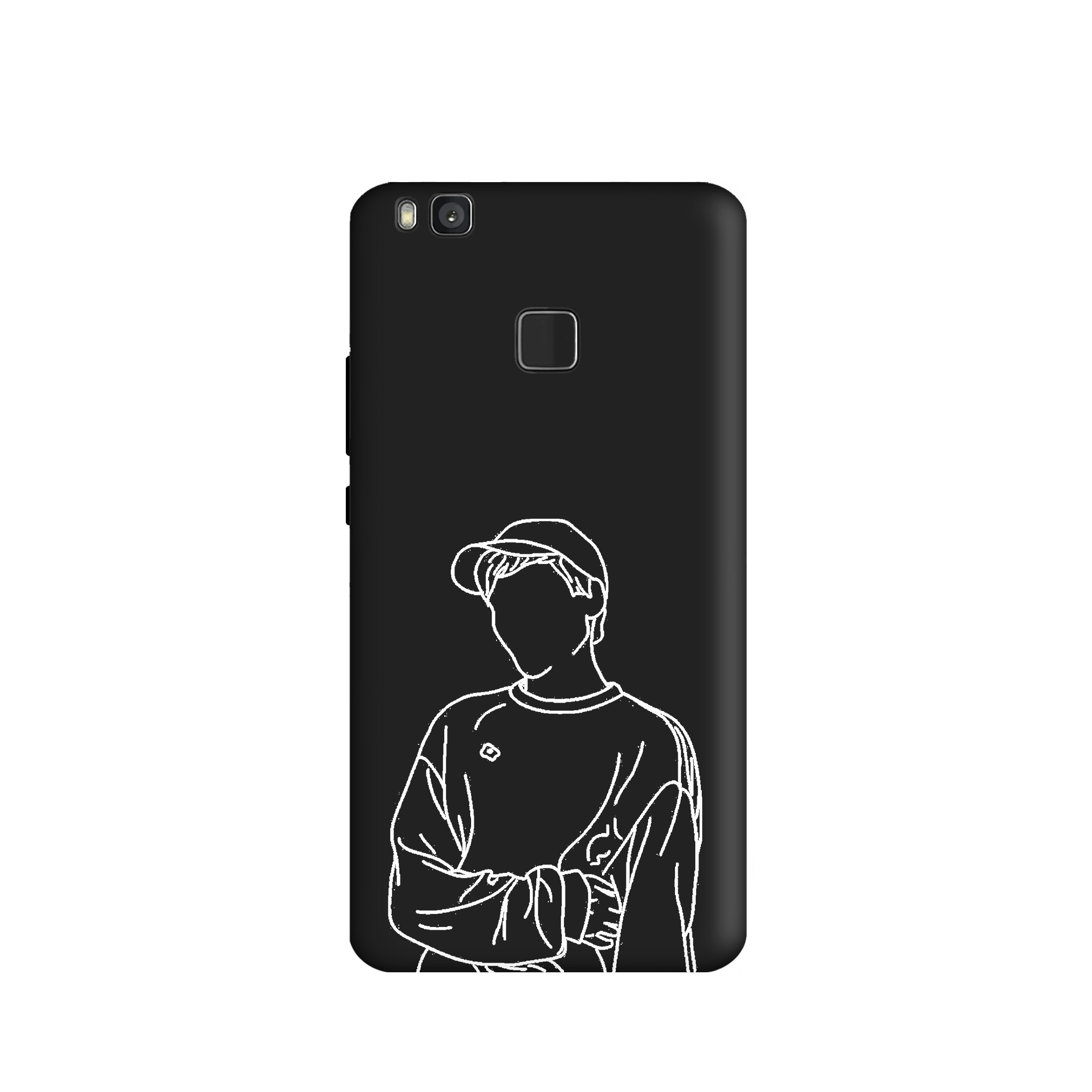 کاور طرح مینیمال پسرانه کد u1805 مناسب برای گوشی موبایل هوآوی P9 Lite