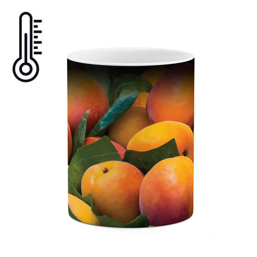 ماگ حرارتی طرح هلو مدل mgh00358