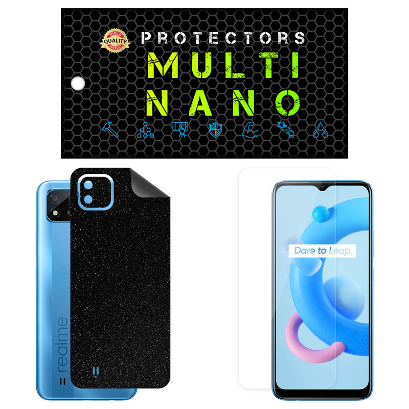 محافظ صفحه نمایش مولتی نانو مدل X-SFG مناسب برای گوشی موبایل ریلمی C11 2021 به همراه برچسب پوششی | کالا برتری