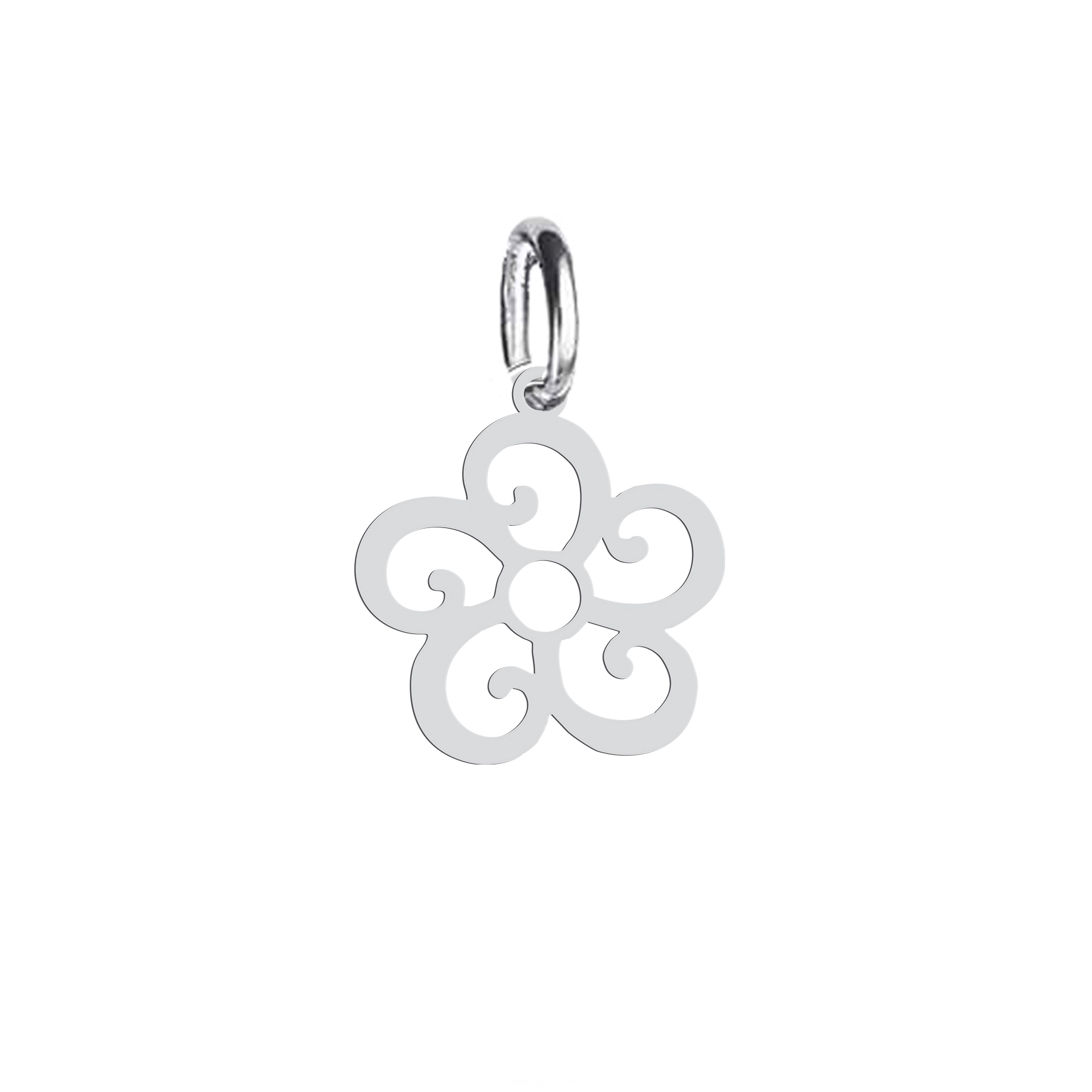 آویز گردنبند هایکا طرح گل مدل ha-894