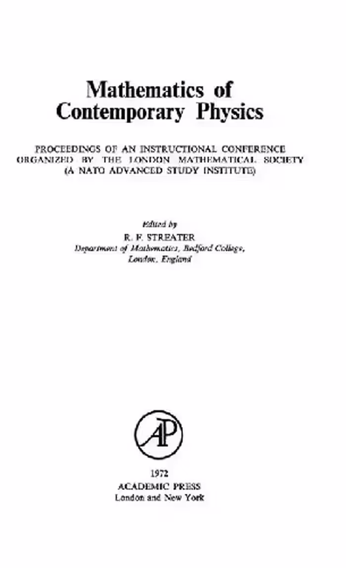 خرید و دانلود نسخه کامل کتاب Mathematics of Contemporary Physics