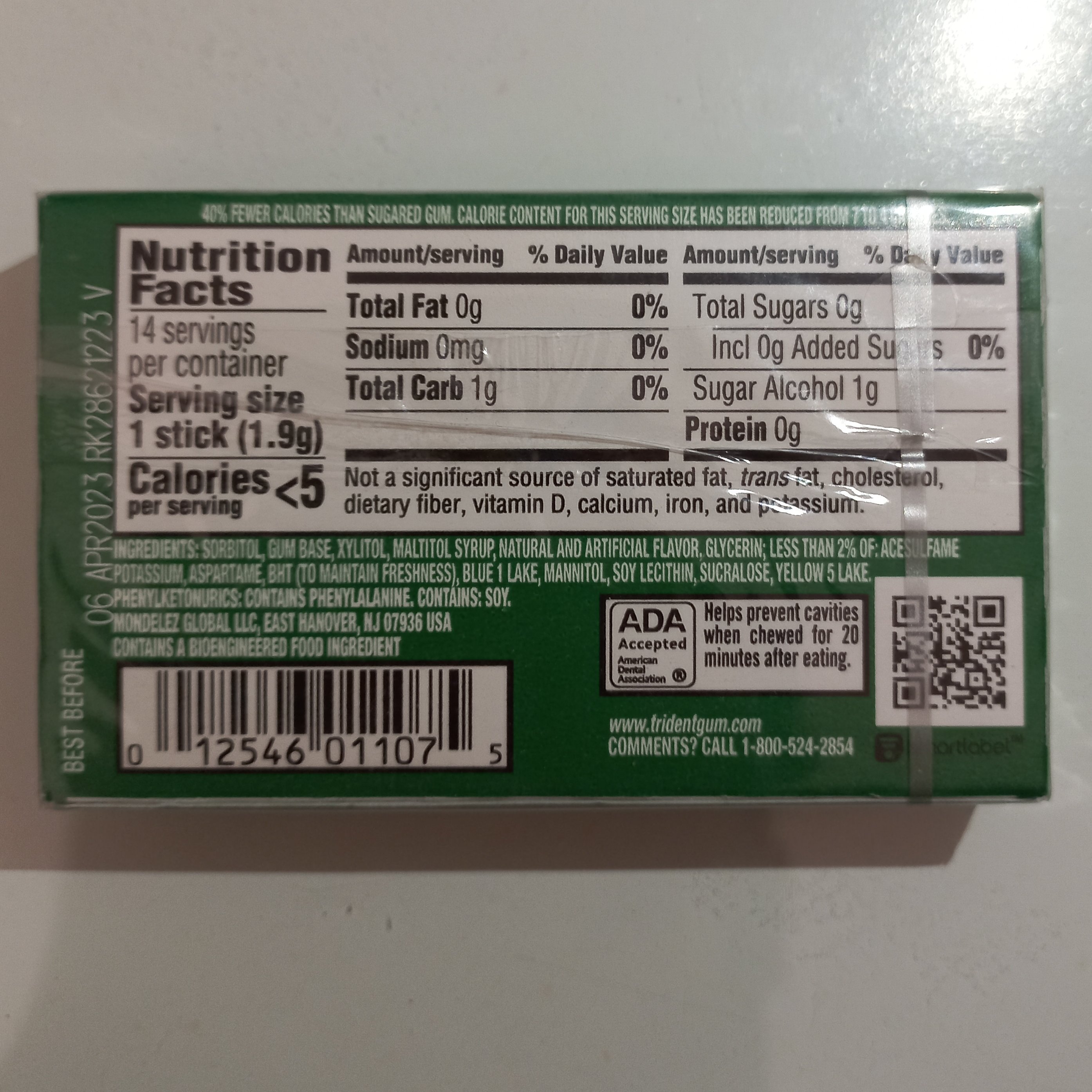 ادامس تریدنت آمریکایی نعنایی